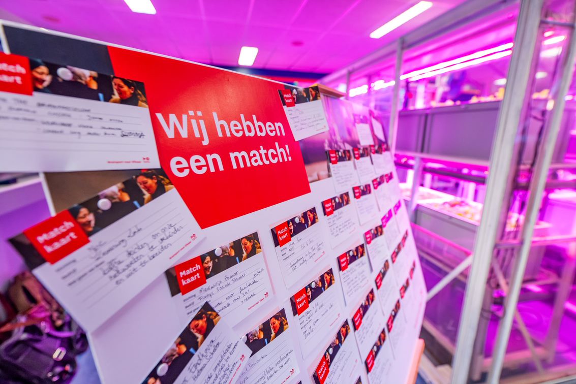 De matches tijdens het Brainport voor Elkaar diner